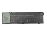91Wh MFKVP 11.4V Dell Battery for Dell Precision 15 7510 7520 17 7710 7720 M7510 M7710 T05W1 GR5D3 M28DH 451-BBSF 451-BBSB TWCPG 0FNY7 1G9VM RDYCT 6 Cell Laptop Batteries JS Bazar