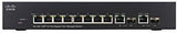 SG300-10MP - Cisco Small Business 300 Series Managed Switches, 8  10/100/1000 Maximum PoE ports with 124W power budget - 2 combo mini-GBIC ports Networking Switches JS Bazar