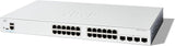 Cisco Catalyst 1300-24XT - Switch - L3 - smart - 24 x 10 Gigabit Ethernet + 4 x combo 10 Gigabit SFP+/RJ-45 - rack-mountable Networking Switches JS Bazar