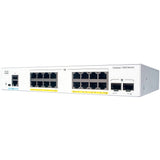 Cisco Catalyst C1000-16P-E-2G-L network switch Managed L2 Gigabit Ethernet ) Power over Ethernet (PoE) Grey Networking Switches JS Bazar