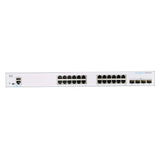 Cisco CBS220-24FP-4G Managed L2 Gigabit Ethernet (10/100/1000) Power over Ethernet (PoE) White Networking Switches JS Bazar