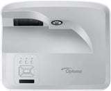 Optoma ZW400USTi Projector, DLP Technology, 4000 ANSI Lumens, WXGA Resolution, 16:9 Aspect Ratio, IP5X Dust Resistant Projectors JS Bazar