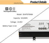 EB-BT670ABA EB-BT670ABE Samsung Laptop Battery for Samsung Galaxy View 18.4" SM-T670 SM-T677A Series AA2GA26BS Laptop Batteries JS Bazar