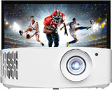Optoma UHD55 Projector, DLP Technology, 3600 ANSI Lumens, UHD 3840x2160 Resolution, 16:9 Aspect Ratio, 1.3x Zoom Projectors JS Bazar