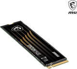 MSI Spatium M480 2TB M.2 2280 Internal Solid State Drive, PCI-E x4, Gen4, NVMe, SSD, 7000 MB/s / 6800 MB/s : S78-440Q150-P83 Hard Drives JS Bazar