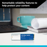 Western Digital SN570 500GB Blue Internal SSD, 3500MB/s Read Performance, 2300MB/s Write Performance : WDS500G3B0C Hard Drives JS Bazar