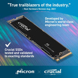 Crucial P3 2TB PCIe Internal SSD, M.2 2280 Form Factor, 3000 MB/s Sequential Write : CT2000P3SSD8 Hard Drives JS Bazar