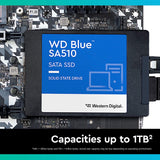 WD Blue 500GB SATA Internal Solid State Drive, 560MB/s / 510MB/s Sequential Read & Write Speed, SATA III 6GB/s : WDS500G3B0A Hard Drives JS Bazar