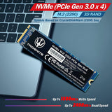 TRIDENITE 2TB NVMe M.2 2280 PCIe Gen 3x4 Internal Solid State Drive (SSD) Hard Drives JS Bazar
