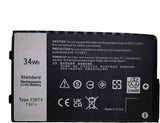 Original J7HTX Dell Laptop Battery for Dell Latitude 7202 7212 Rugged Extreme Tablet Series 02JT7D 7XNTR FH8RW 7.6V 34Wh 4342mAh 4-Cell Laptop Batteries JS Bazar