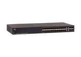 G350-28SFP - Cisco 350 Series Managed Switches, 24 SFP Gigabit slots, 2 Gigabit copper/SFP combo Networking Switches JS Bazar