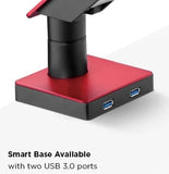 Single Monitor ARMOR Gas Spring Monitor Arm with USB | LDT51-C012U Desktop Mount JS Bazar