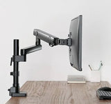 Aluminum slim pole-mounted spring-assisted monitor arm | 91-ldt20c012p Desktop Mount JS Bazar