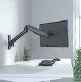 Single Monitor Elemental Wall-Mounted Gas Spring Monitor Arm | LDA32-112 Desktop Mount JS Bazar