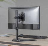 single-monitor steel articulating monitor stand | 91-ldt66t01 Desktop Mount JS Bazar