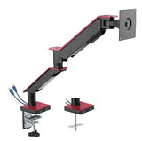 Single Monitor ARMOR Gas Spring Monitor Arm with USB | LDT51-C012U Desktop Mount JS Bazar