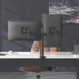 Dual Monitors Premium Aluminum Articulating Monitor Arm | 91-ldt30c024 Desktop Mount JS Bazar
