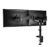 Dual Monitors Heavy-Duty Aluminum Gas Spring Monitor Arm | LDT47-C024N Desktop Mount JS Bazar