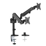 Dual Monitors Heavy-Duty Aluminum Gas Spring Monitor Arm | LDT47-C024N Desktop Mount JS Bazar