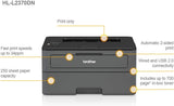 Brother HL-L2370DN Monochrome Laser Printer Printer JS Bazar