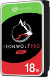 Seagate IronWolf Pro 18TB NAS Hard Drive, 7200 RPM, 256MB Cache : ST18000NE000 Hard Drives JS Bazar