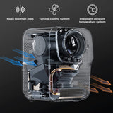 Wanbo T4 Wifi6 Android Projector, LED Support 1080P, 450 ANSI Lumen : T4-WH Projectors JS Bazar