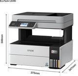 Epson Ecotank L6490 Print/Scan/Copy/Fax Wi-Fi , A4 Ink Tank Business Printer Printer JS Bazar
