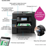 Epson EcoTank L6550 Wi-Fi Duplex All In One Business Printer with ADF Printer JS Bazar