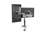 Die Casting Aluminum 91-LDT11C024 NEWSTAR is a dual monitor desk monitor stand. TV & Monitor Mounts JS Bazar