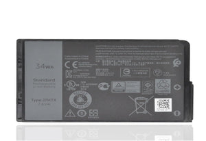 7XNTR J7HTX 07XNTR FH8RW 0FH8RW Laptop Battery Replacement for Dell Latitude 12 7202 7212 7220 Rugged Extreme Tablet Series (7.4V 26Wh 3420mAh) Laptop Batteries JS Bazar