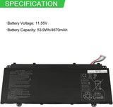 AP15O5L AP1505L Acer Laptop Battery for Aspire S13 S5-371 S5-371-52JR S5-371-56VE S5-371-537B S5-371-53NX S5-371-71QZ S5-371-757T 5-37152 UK Laptop Batteries JS Bazar