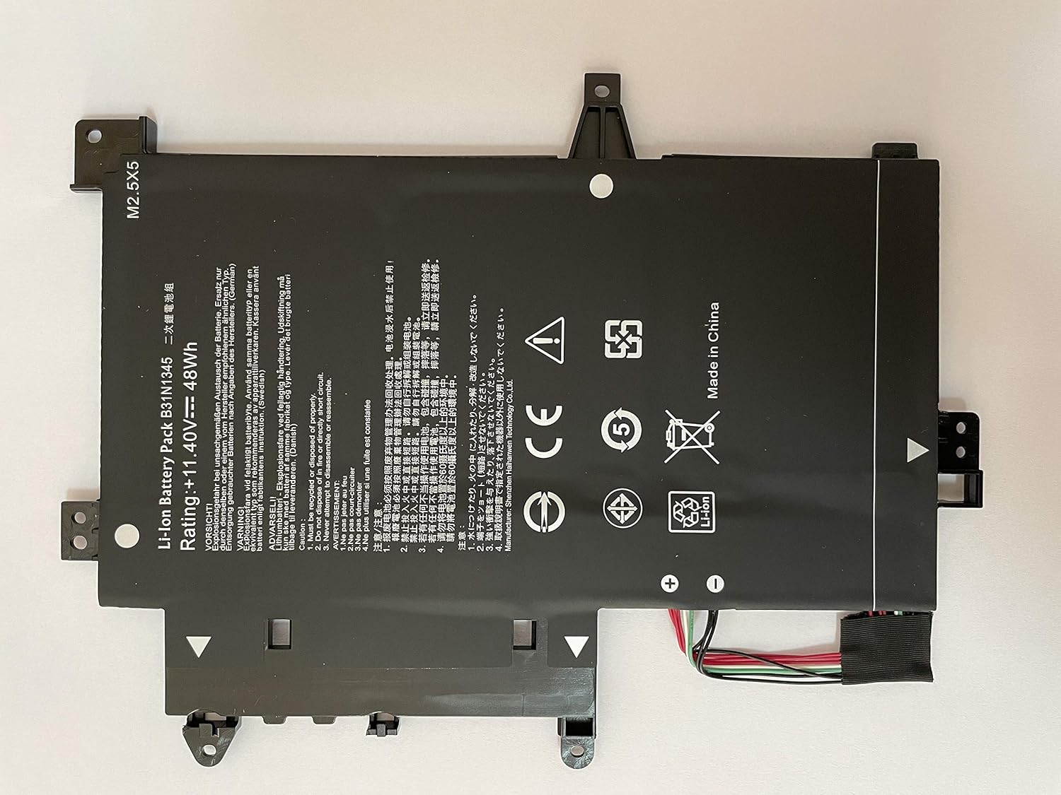 B31N1345 Asus Laptop Battery for ASUS Transformer Book Flip TP500L TP500LA TP500LB TP500LN TP500LA-EB31T TP500LA-DS71T TP500LA-UB31T 0B200-00990100 B31BN9H (11.4V 48Wh/4100MAH/6Cell) Laptop Batteries JS Bazar