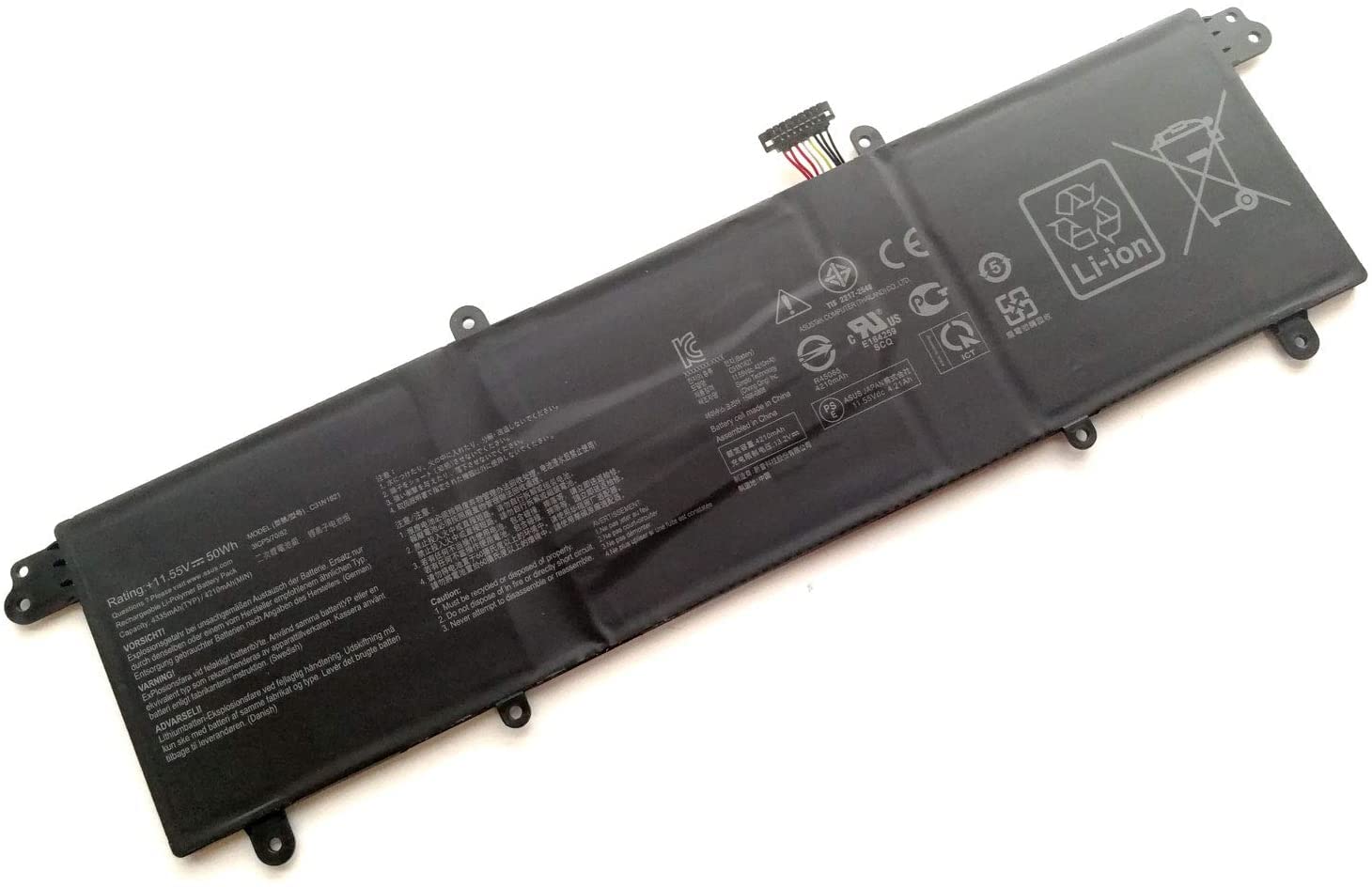 C31N1821 50Wh Asus Laptop Battery Compatible with ASUS ZenBook S13 UX392 UX392FA UX392FN UX392FN-XS71 UX392FN-AB003T UX392FN-SP8509T UX392FN-AB006R UX392FN-8565 UX392FN-XS77 0B200-03210100 11.55V Laptop Batteries JS Bazar