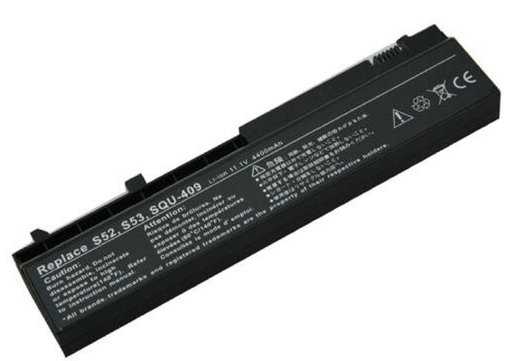 SQU-409 Laptop Battery For Lenovo, 6 cells, 10.8V, 4400mAh.Replaces the Packard Bell EasyNote A7145, A7178, A7720, A8202, A8550, NEC Versa S940 and BenQ S31V, S32, S32B, S32EB, S52, S53 series laptops. Laptop Batteries JS Bazar