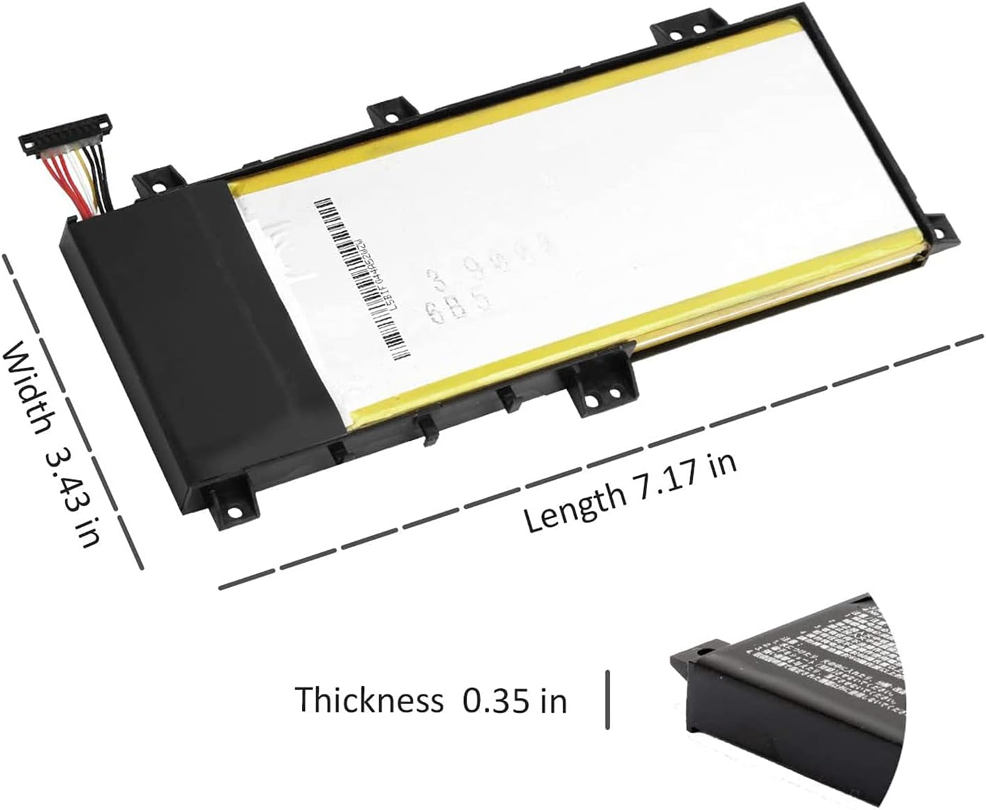 C21N1333 Asus Laptop Battery for Asus Transformer Book Flip TP550 R554L TP550L TP550LA TP550LD TP550LJ 0B200-00860400(7.5V 38Wh) Laptop Batteries JS Bazar