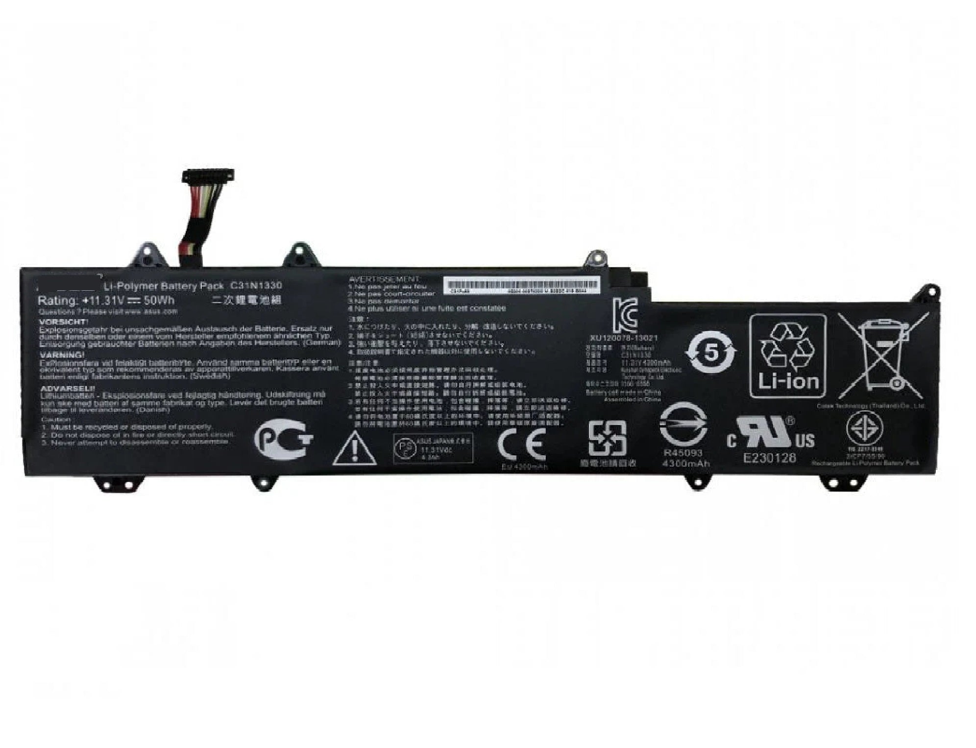 C31N1330 11.31V 50Wh Asus Laptop Battery for ASUS ZenBook UX32LA UX32LN UX32LN-R4053H UX32LA-R3025H UX32LNR4053H UX32LN-R4029H 0B200-00070200 Laptop Batteries JS Bazar