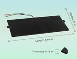 AP16L5JAcer Laptop Battery for Acer Swift 5 SF514-52T SF514-53T Pro SF514-52TP Spin 1 SP111-33 SP111-32N SP111-34N Switch 3 SW312-31 SW312-31P TravelMate X5 TMX514-51 TMX514-51T X514-51 X514-51T Laptop Batteries JS Bazar