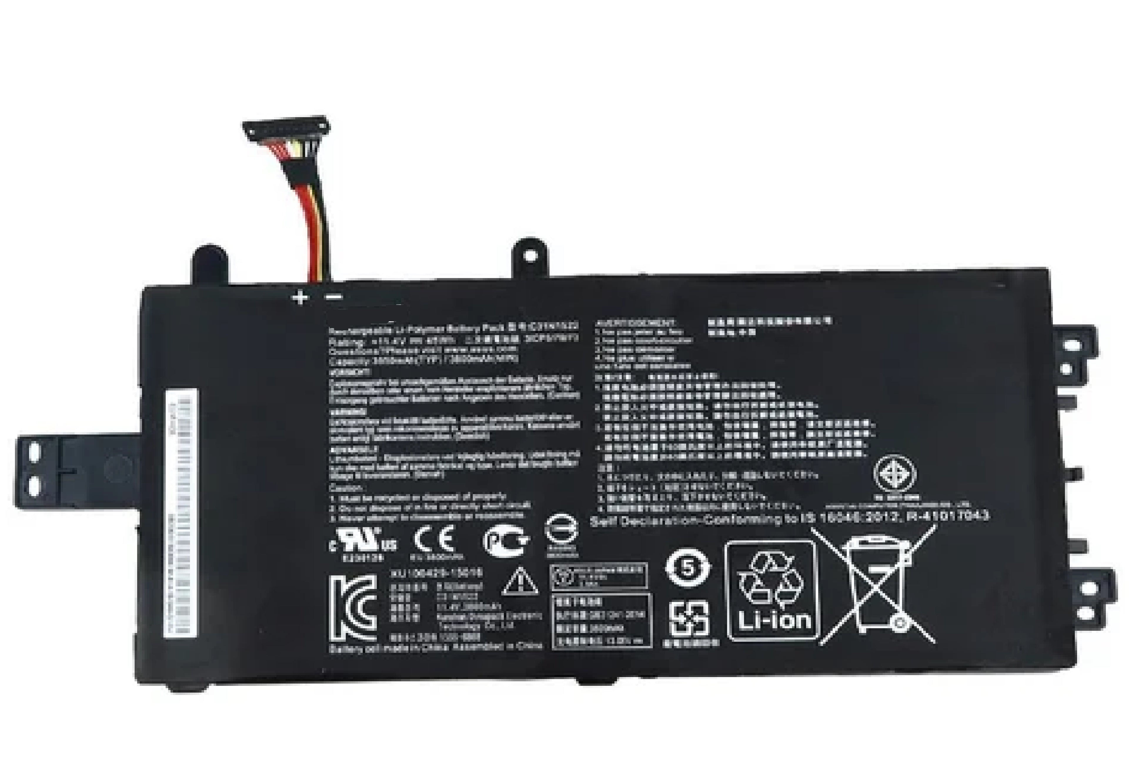 C31N1522 Asus Laptop Battery for ASUS Q553U N593UB N593UB-1A Series C31PMC6 0b200-01880000 11.4V 45Wh Laptop Batteries JS Bazar