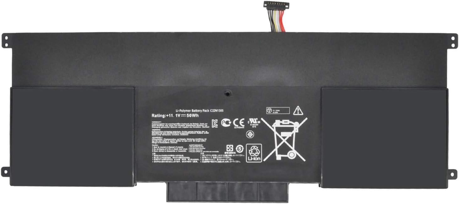 C32N1305 Asus Laptop Battery for Asus Zenbook Infinity UX301L UX301LA UX301LA-1A UX301LA-1B UX301LA-2A UX301LA-C4003H C4005H C4006H C4013H C4014H XH72T DH71T DH51T WS71T UX301LA4500 C32NI305 11.1V 50Wh Laptop Batteries JS Bazar
