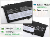 L19M4PH3 L19C4PH3 Laptop Battery Replacement for Lenovo Ideapad Yoga Slim 7 Pro-14ARH5, Ideapad Yoga Slim 7 Pro-14ITL5 Series L19D4PH3 5B10Z49514 SB10Z49515 SB10Z49516 SB10Z49517 15.44V 61Wh Laptop Batteries JS Bazar