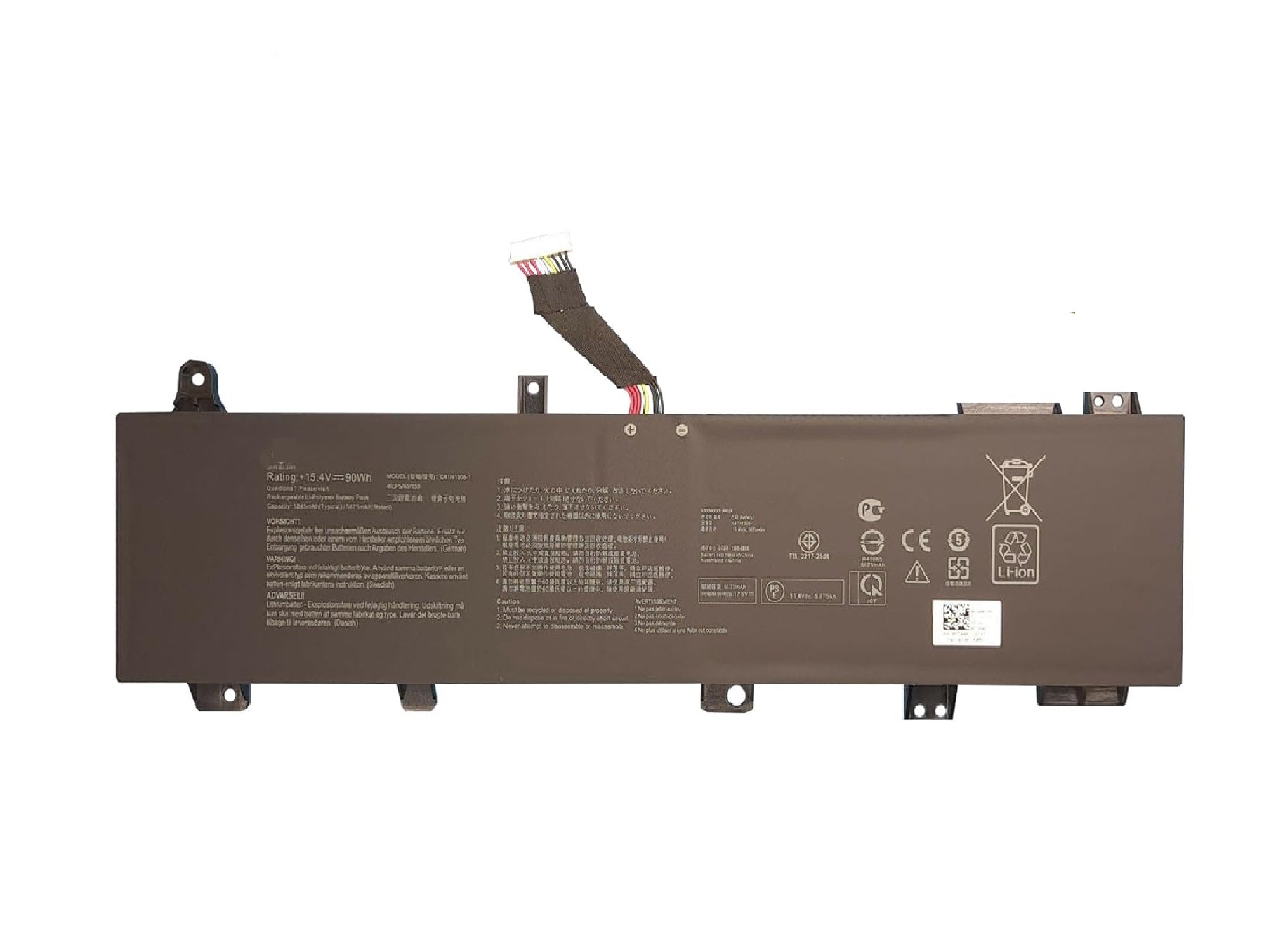 C41N1906-1 Asus Laptop Battery for Asus TUF Gaming FA506 FA706I FX506 FX706 Series 15.4V 90Wh Laptop Batteries JS Bazar