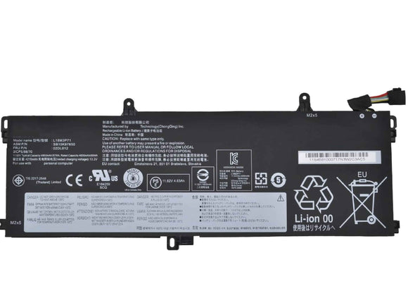 L18M3P71 L18L3P71 L18S3P71 L20D3P71 Laptop Battery for Lenovo ThinkPad T590 P53S ThinkPad T15 P15s 1st Gen Series 02DL011 SB10K97649 02DL012 SB10K97650 5B10W13913 5B10W13914 SB10W51924 11.52V 57Wh Laptop Batteries JS Bazar