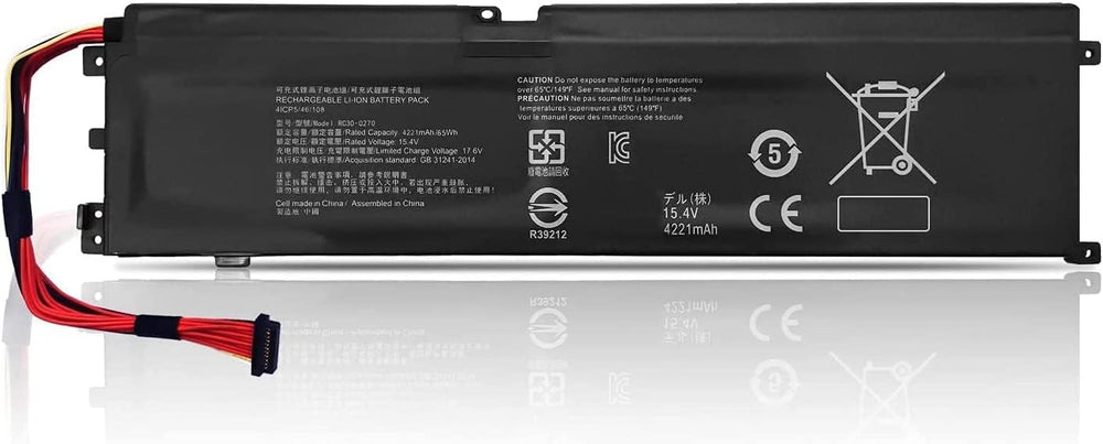 15.4V 4221MAH-65WH RC30-0270 RZ09-0270 Original Laptop Battery Compatible for Razer Blade 15 Base 2018 Series Laptop Batteries JS Bazar