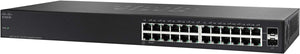 Cisco SG110-24 24-port Gigabit Switch + 2 Mini GBIC Ports 1U