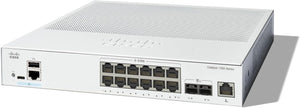 Cisco Catalyst 1300-12XT-2X Managed Switch, 12 Port 10G Copper, 2x10GE SFP+ (C1300-12XT-2X)