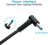 HP Original 65W 19.5V 3.33A HP L24008-001 Square Travel HP Laptop charger Laptop adapter JS Bazar