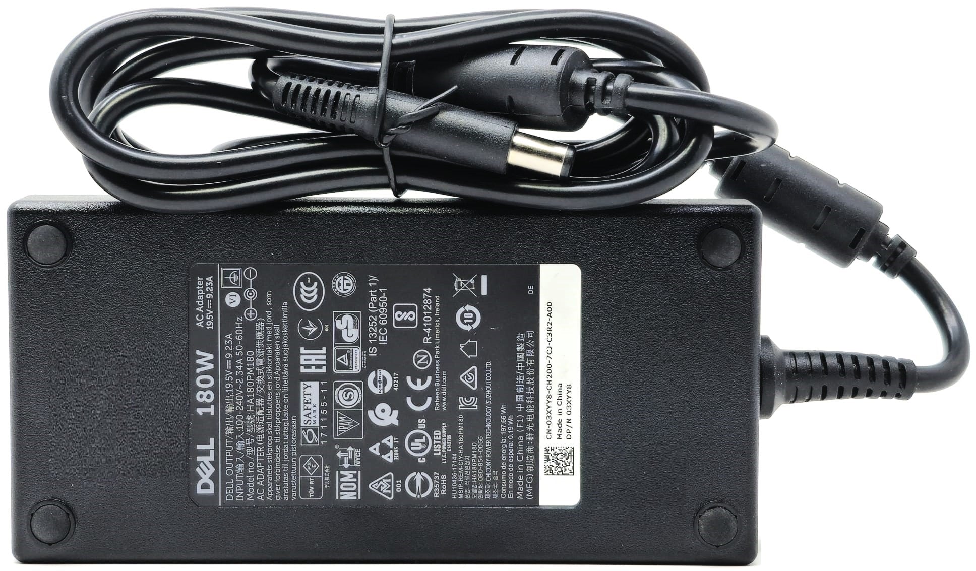 180W Dell Laptop charger for Dell Laptop Replacement Charger 19.5V 9.23A Laptop Charger JS Bazar