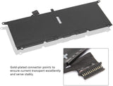 DXGH8 Battery for Dell XPS 13 7390 9370 9380 Inspiron 13 5390 5391 7390 7391 Inspiron 14 7490 Latitude 3301 3311 Vostro 5390 5391 Series Notebook 7.6V 52Wh 4Cell, black Laptop Batteries JS Bazar