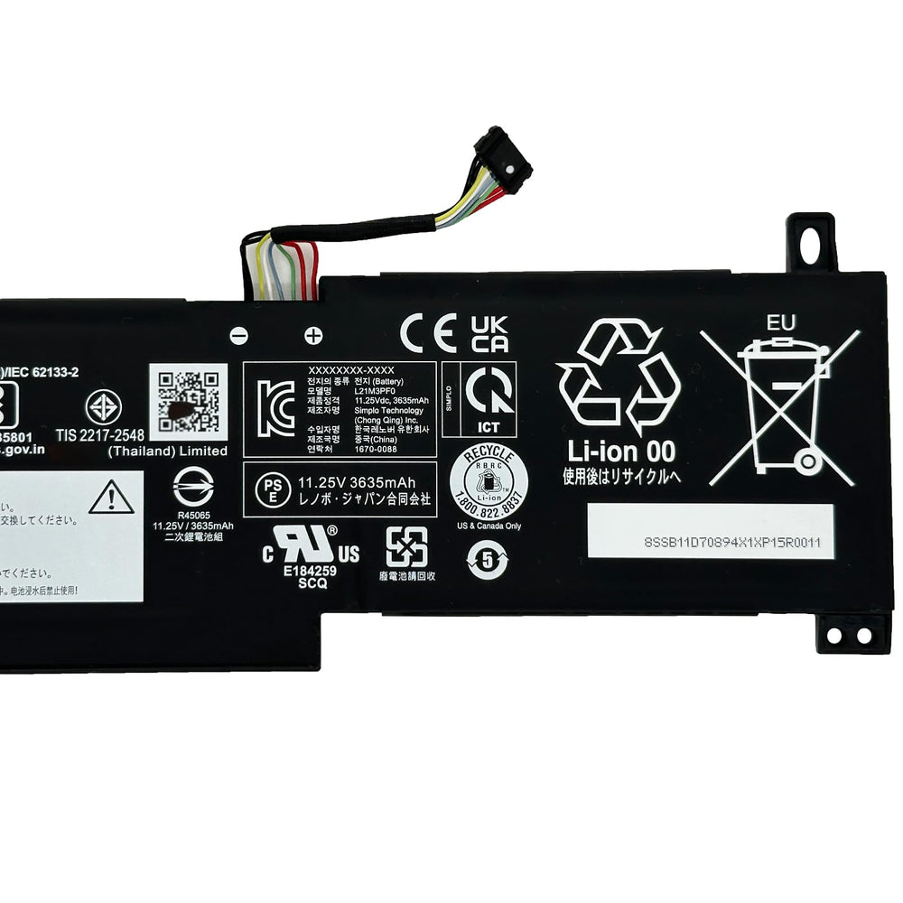 Laptop Battery Compatible for Lenovo L21M3PF0 L21D3PF0 L21C3PF0 IdeaPad 1-14ALC7 1-14IAU7 1-14IGL7 1-14IJL7 1-14ADA7 Laptop Batteries JS Bazar