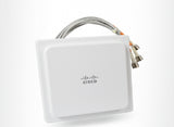 Cisco Dual-Band Omnidirectional Wi-Fi Antenna, 2 dBi (2.4 GHz)/4 dBi (5 GHz), MIMO (4 Ports), Ceiling Mount, (AIR-ANT2524V4C-R=) Networking Switches JS Bazar